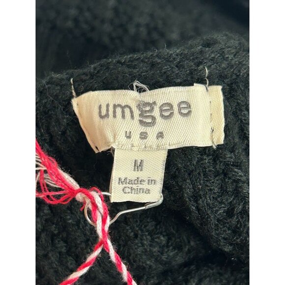 Umgee Size‎ M Black Cowl Neck Knit Sweater Pullover  Women's NEW - Picture 3 of 7